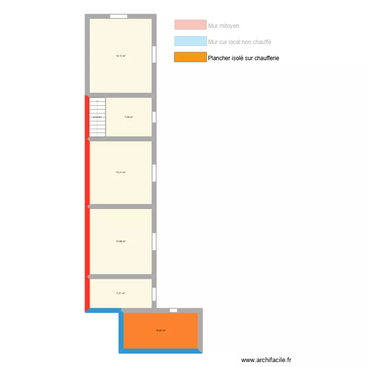 normand. Plan de 11  et 144 m²