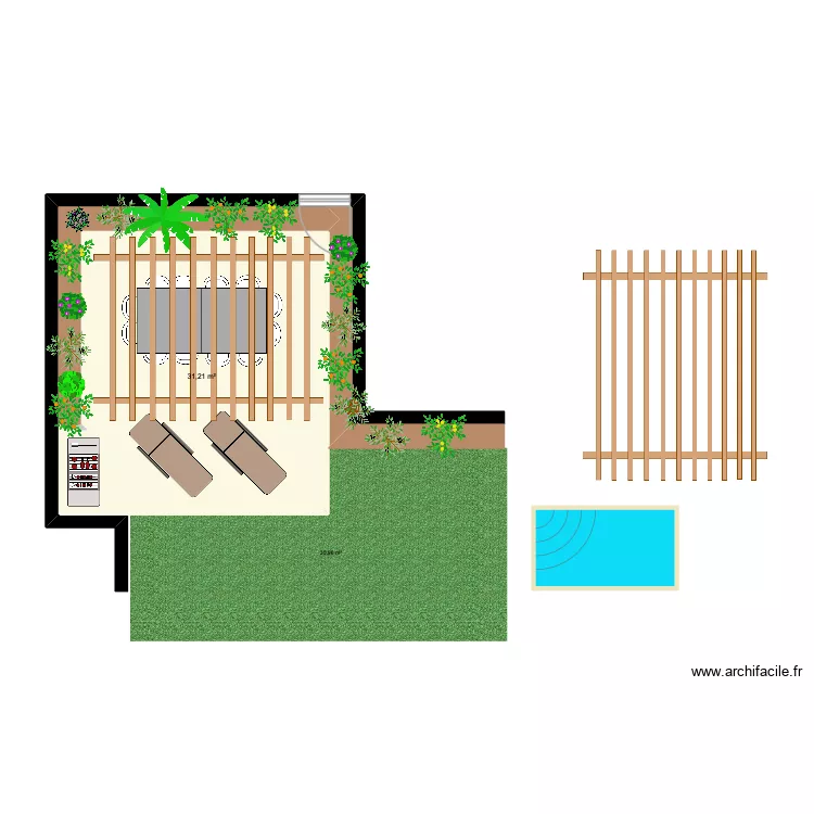 Coin Repas Extérieur 12. Plan de Coin Repas Extérieur 12. Plan de