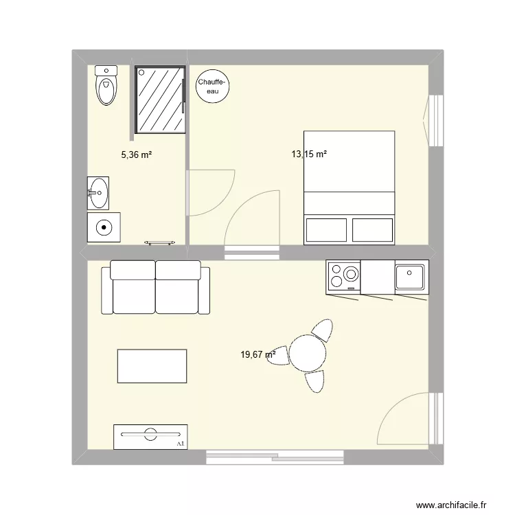 REYS DE SAULCE. Plan de 