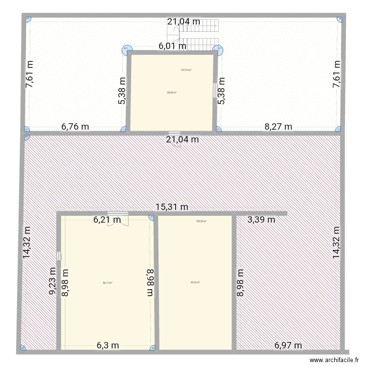 Moulay. Plan de 5 pièces et 449 m2