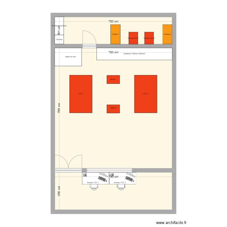Local VIB 2. Plan de 0 pièce et 0 m2