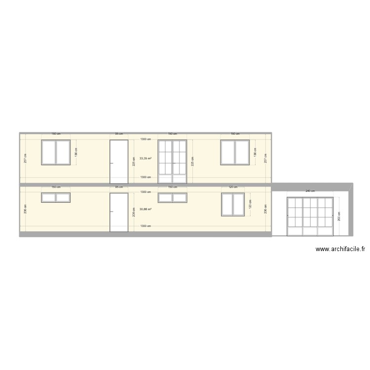 facade maison . Plan de 0 pièce et 0 m2