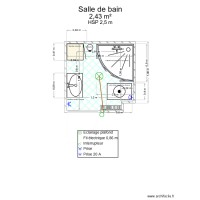 Salle de bain 1-2 douche angle