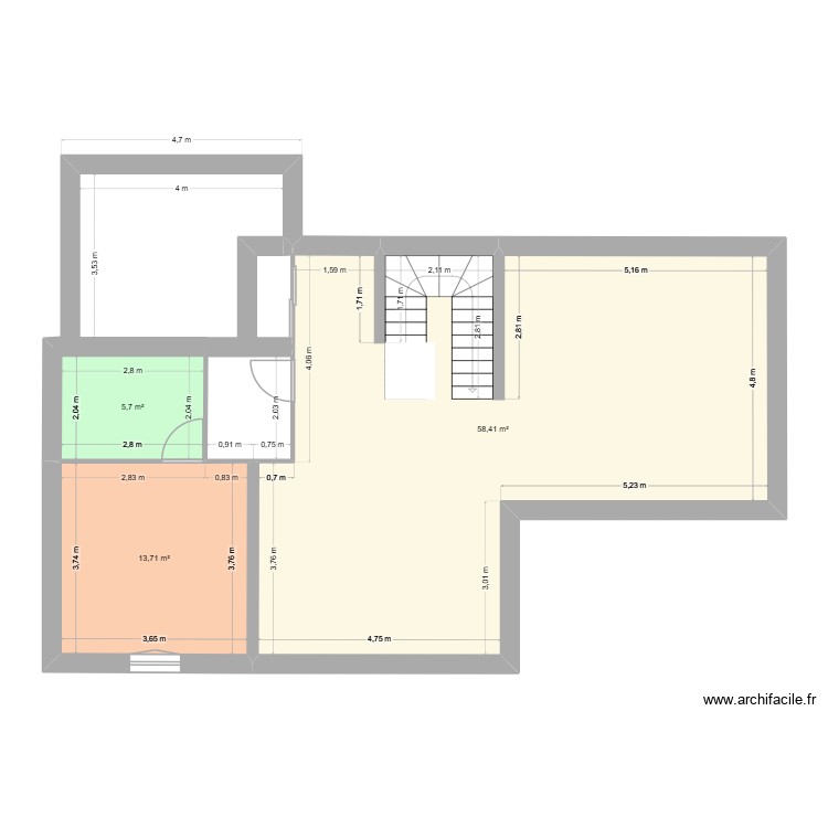 RDC V1. Plan de 0 pièce et 0 m2