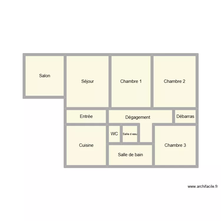 2511 FOURCAULT. Plan de 