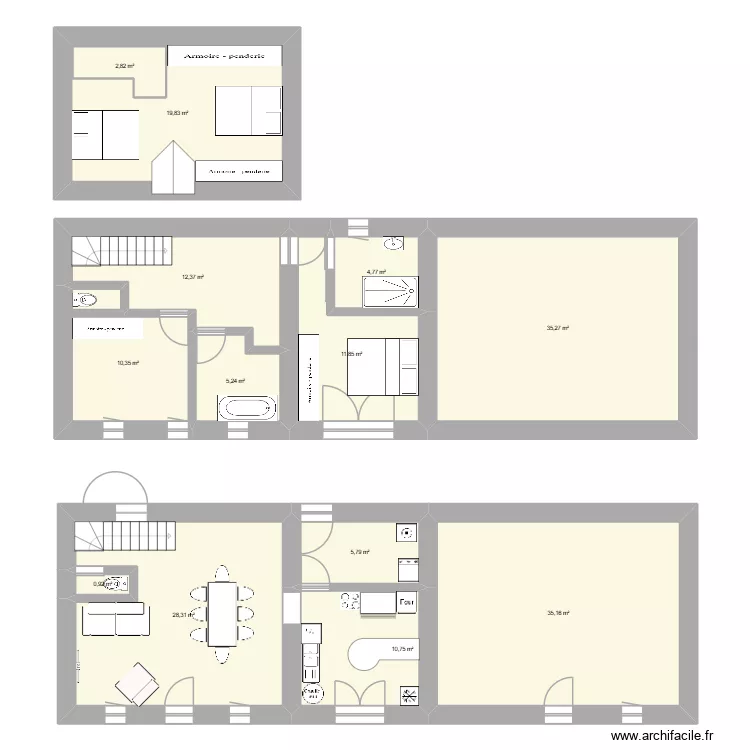 saint sauveur bis. Plan de 