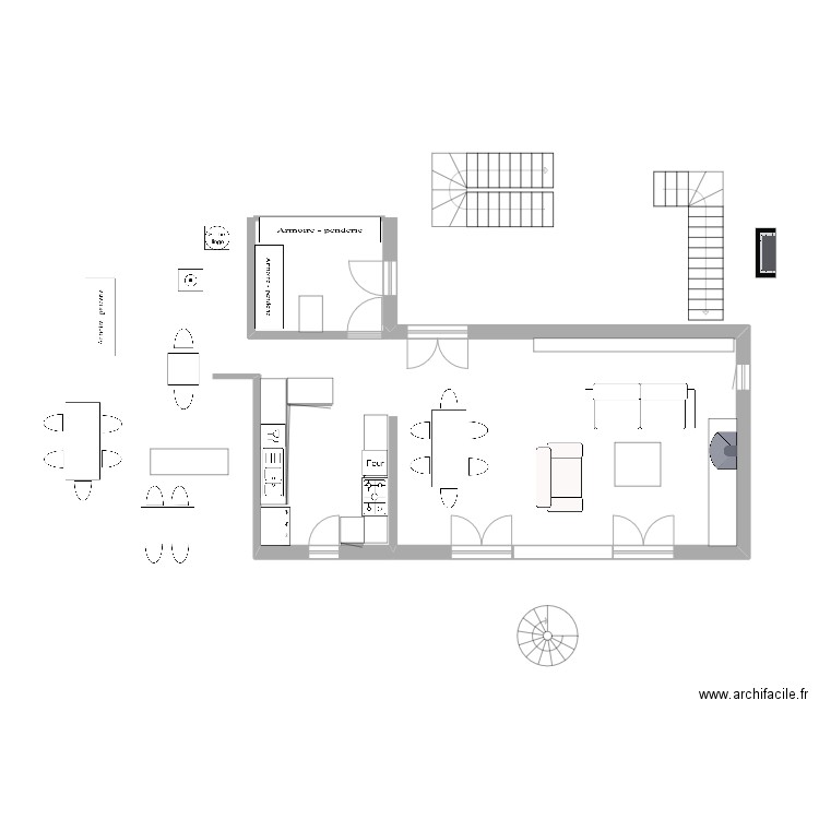 maison des bois. Plan de 0 pièce et 0 m2