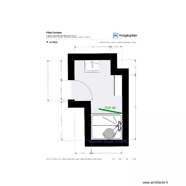 Plan Projet  Pillet. Plan de 