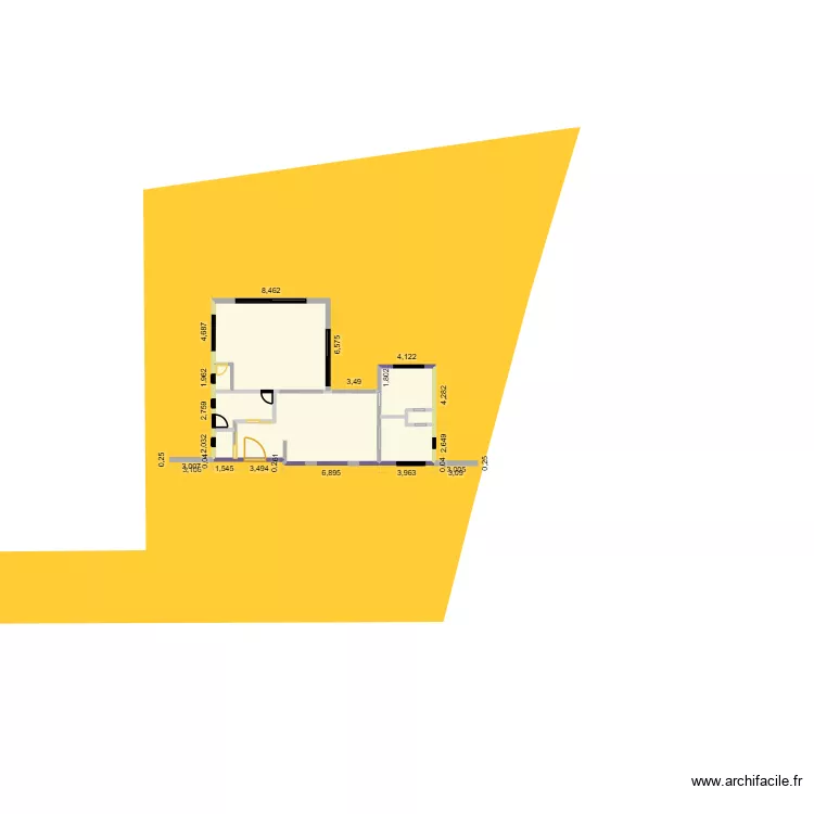 La bien Batie CADA 2. Plan de 8 et 132 m² La bien Batie CADA 2. Plan de 8 et 132 m²