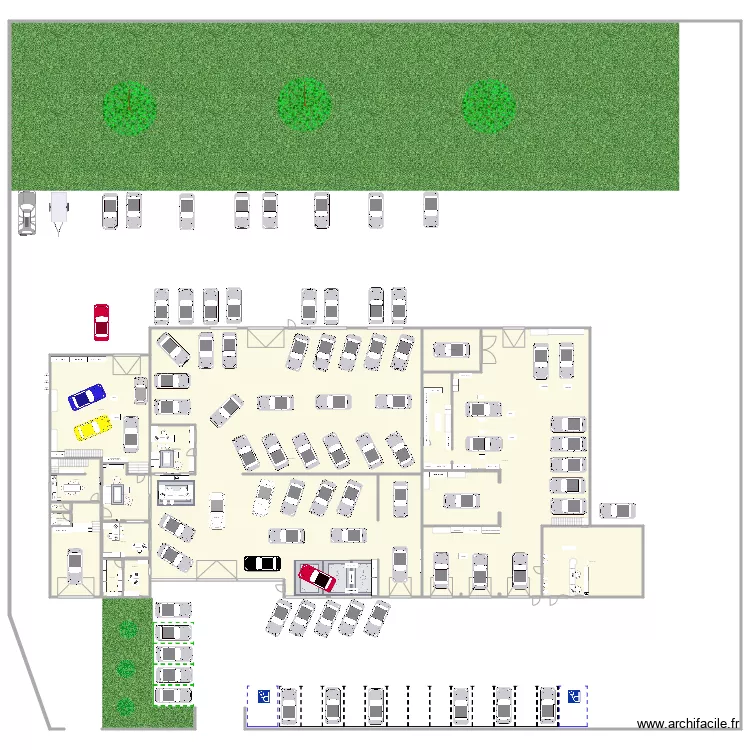 events auto by fast club2026. Plan de 22 Pièces et 1934 m²