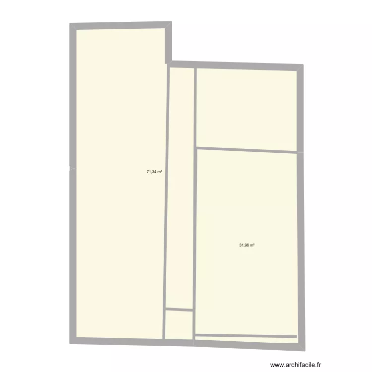 TEST Canigou 2. Plan de 2 et 103 m² TEST Canigou 2. Plan de 2 et 103 m²