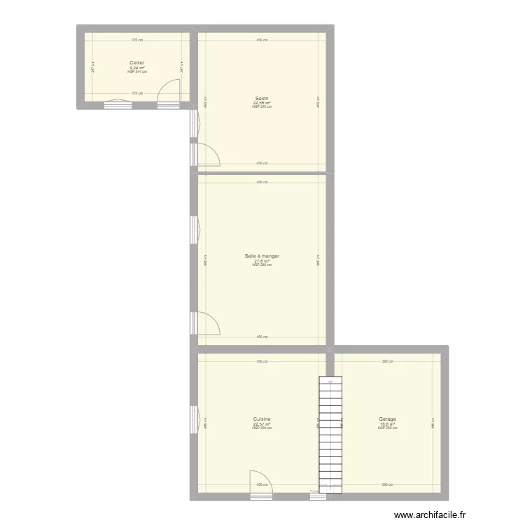 RAHIMZAD RDC. Plan de 