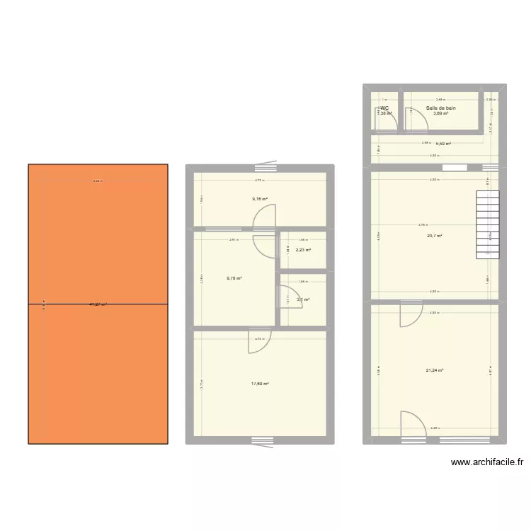 abbaretz. Plan de 11 et 136 m² abbaretz. Plan de 11 et 136 m²