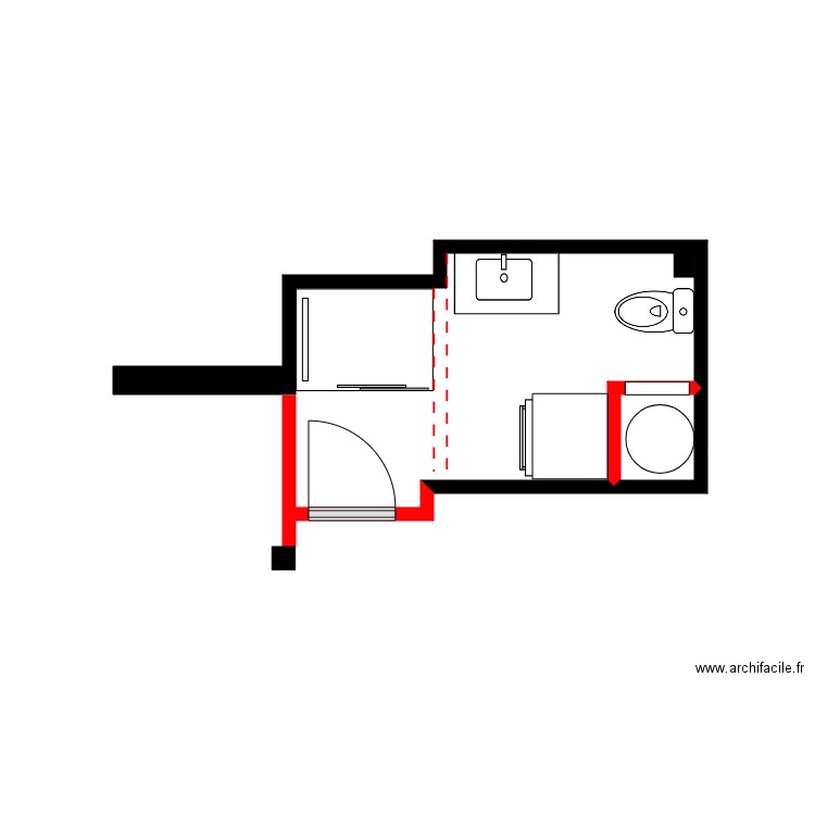 Quintal 6.2. Plan de 1 pièce et 0 m2