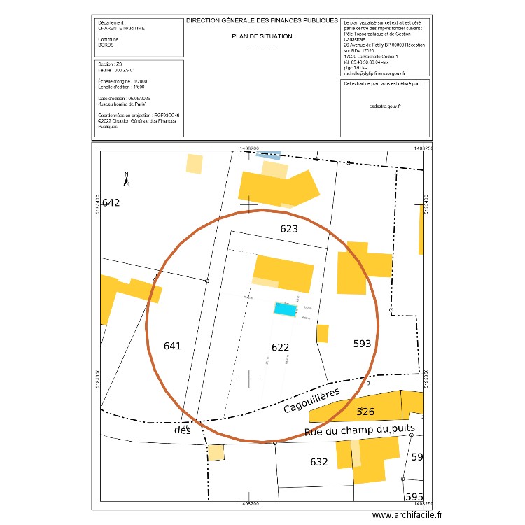 foucher. Plan de 0 pièce et 0 m2