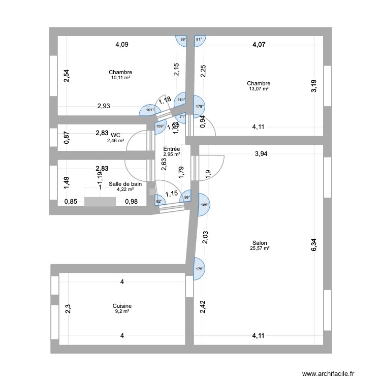 Chantilly Achat. Plan de 0 pièce et 0 m2