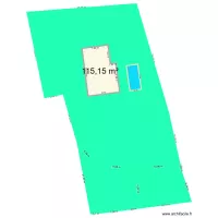 plan de coupe terrain et construction piscine