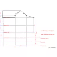 GUILLE- CONSTANTY PLAN DE COUPE FACADE AVANT