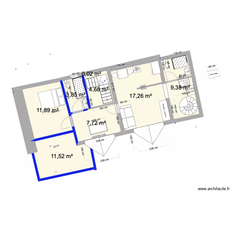 PRIEUX 2025 int&eacute;rieur 1ER evol3. Plan de 