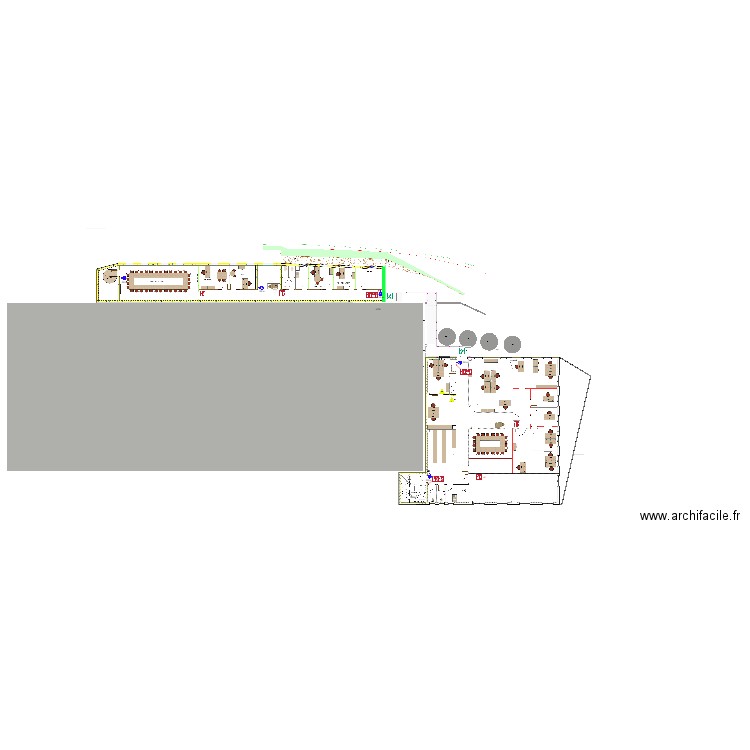PLANS ETAGE BUREAU BISCUITERIE PLANS EVACUATION. Plan de 0 pièce et 0 m2