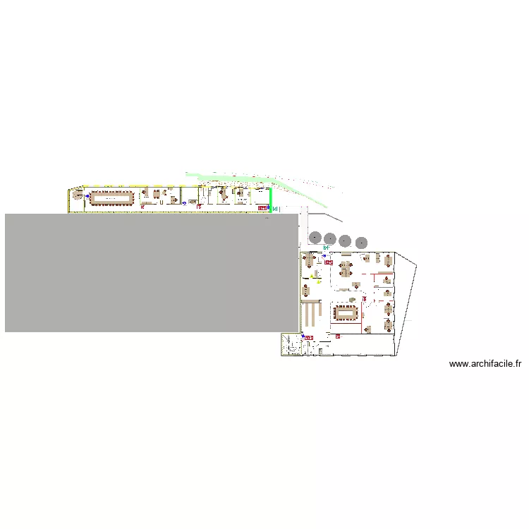 PLANS ETAGE BUREAU BISCUITERIE PLANS EVACUATION. Plan de 