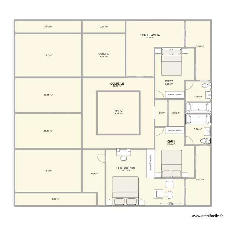 essai2. Plan de 21 Pièces et 175 m² essai2. Plan de 21 Pièces et 175 m²