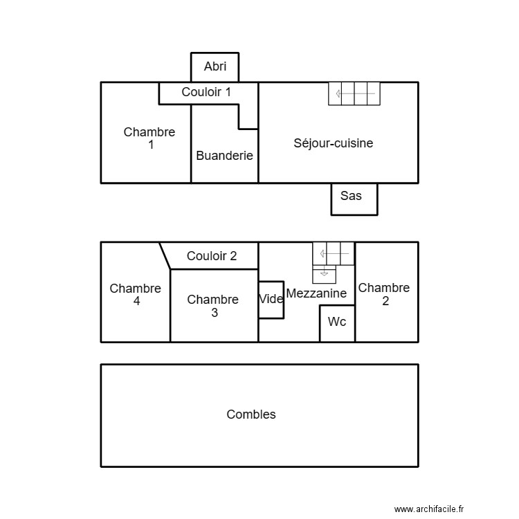 PLONEOUR LANVERN SIETTEL. Plan de 14 pièces et 36 m2