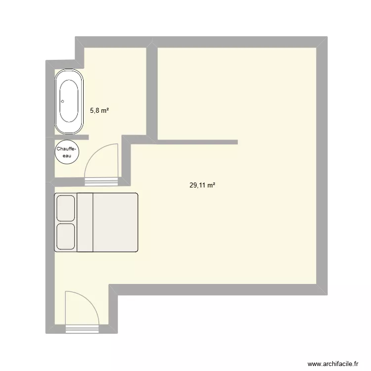Invest Nantes 3. Plan de 2 et 35 m² Invest Nantes 3. Plan de 2 et 35 m²