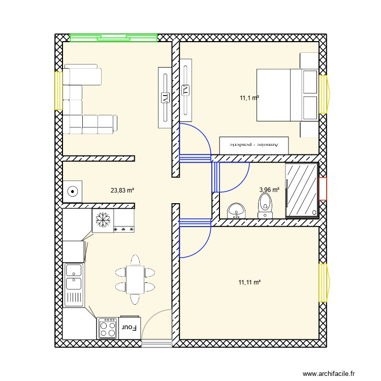 killer3. Plan de 0 pièce et 0 m2