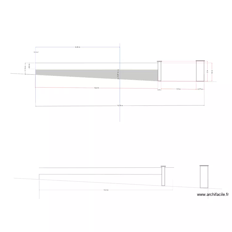DEGROUARD - SAINT REMY LES CHEVREUSE. Plan de 