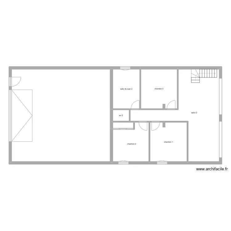 gerard Herry Donovan 1er etage. Plan de 