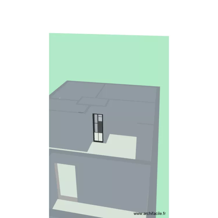 Maison RENOVATION future plan B. Plan de 10  et 95 m²