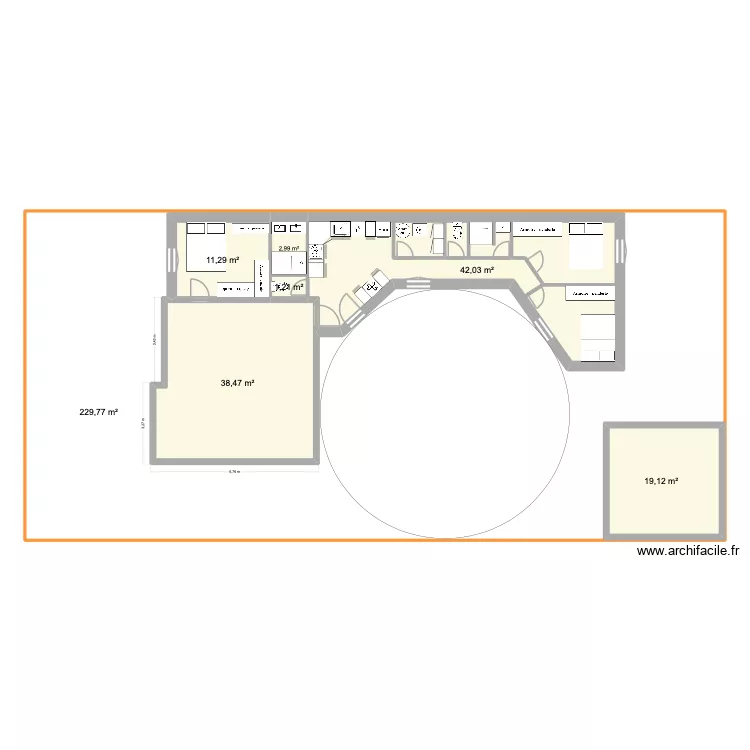 Plan Pierre Camille/2. Plan de 7  et 484 m²