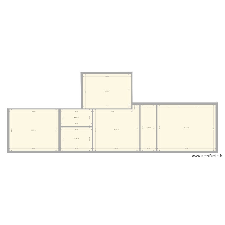 lehaie. Plan de 14 pièces et 310 m2