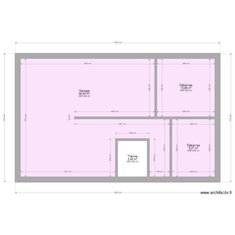 ML24014479. Plan de 13 pièces et 237 m2