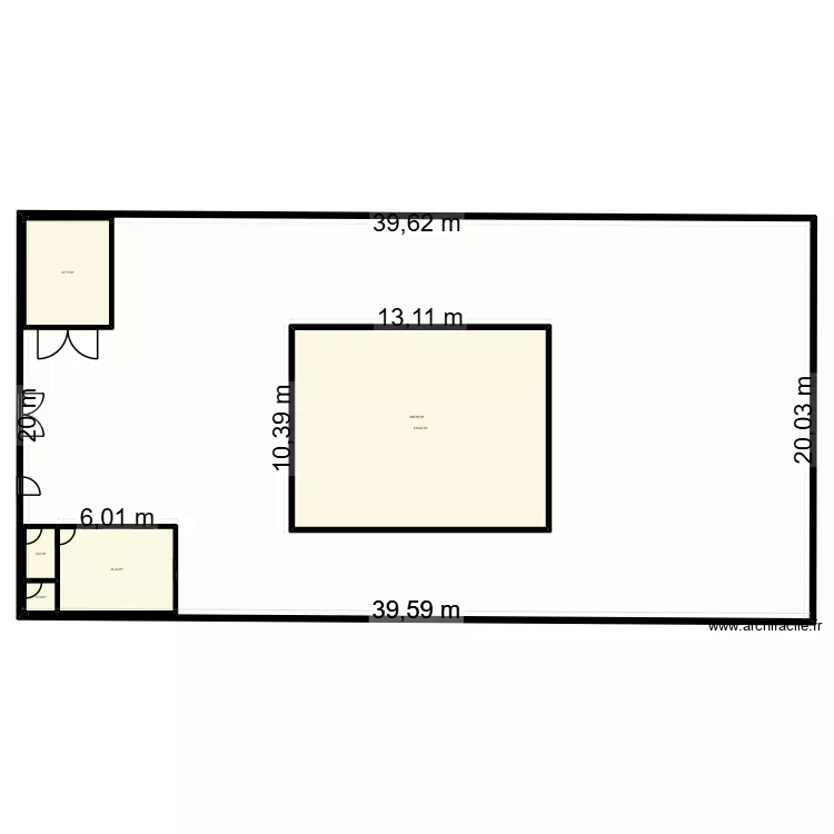 PLAN DE MASSE NEW. Plan de 6 et 973 m² PLAN DE MASSE NEW. Plan de 6 et 973 m²
