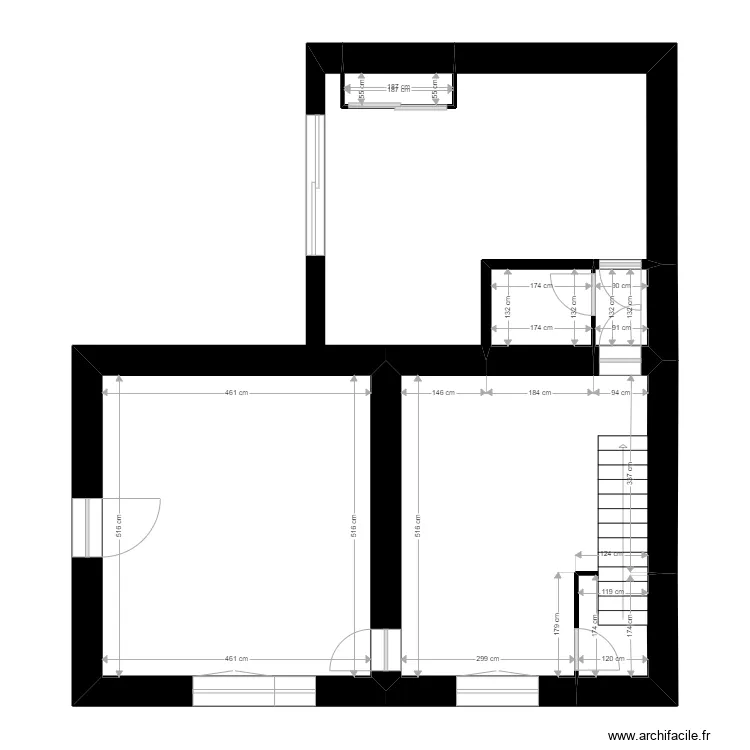 michelon loc. Plan de 12  et 95 m²