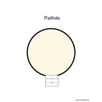 Vue en plan Paillote CS DAVE