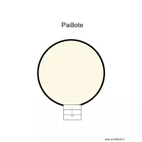 Vue en plan Paillote CS DAVE