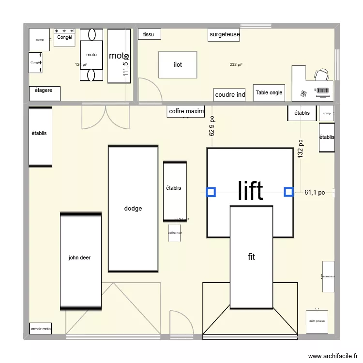 garage 1.5. Plan de 3 et 137 m² garage 1.5. Plan de 3 et 137 m²