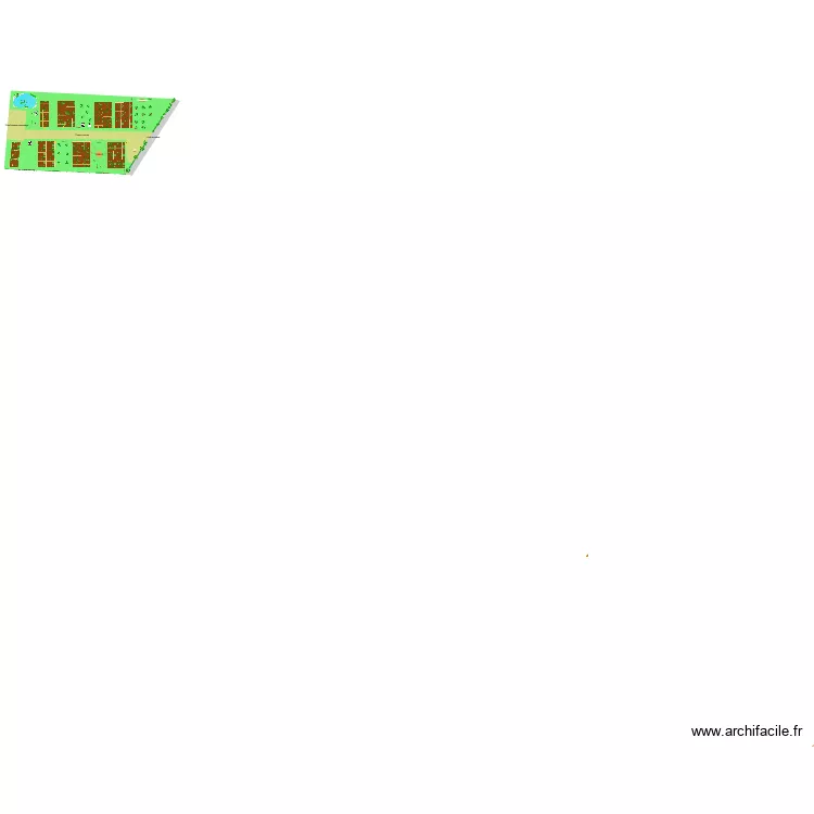 Jardin familiaux 3. Plan de 6  et 3591 m²