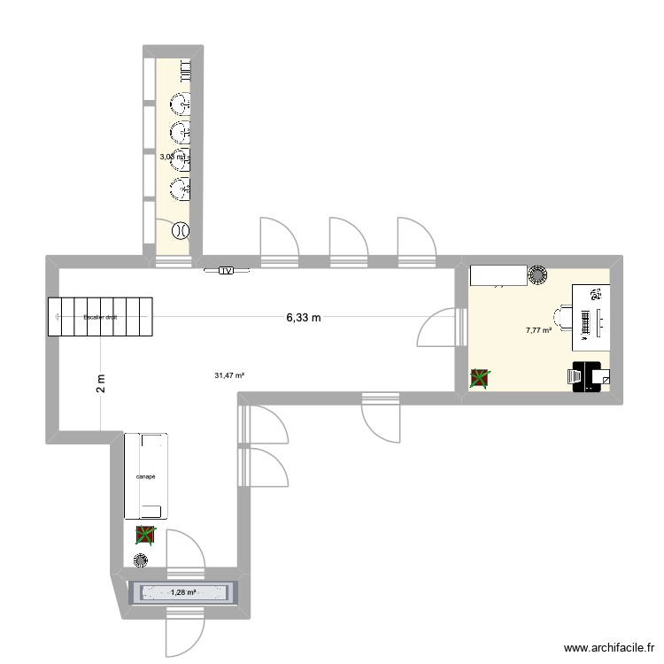 signalétique plan 1. Plan de 0 pièce et 0 m2 signalétique plan 1. Plan de 0 pièce et 0 m2