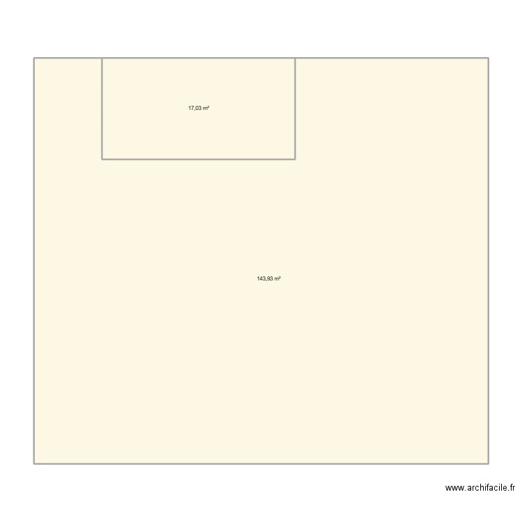 Jardin actuel. Plan de 2 pièces et 161 m2