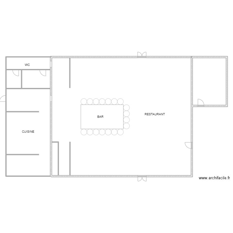 Eole. Plan de 5 pièces et 172 m2