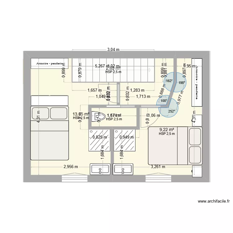 PIERREFEU 3. Plan de 5 et 54 m² PIERREFEU 3. Plan de 5 et 54 m²