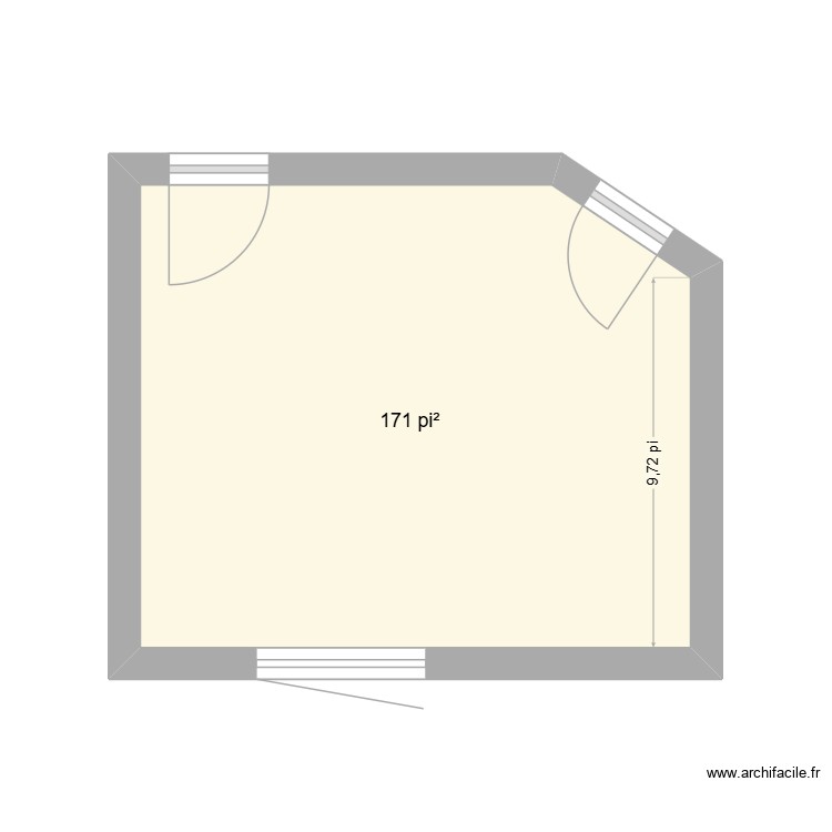 keesha. Plan de 0 pièce et 0 m2