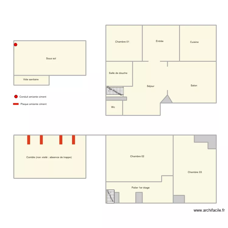 761300590. Plan de 19  et 166 m²