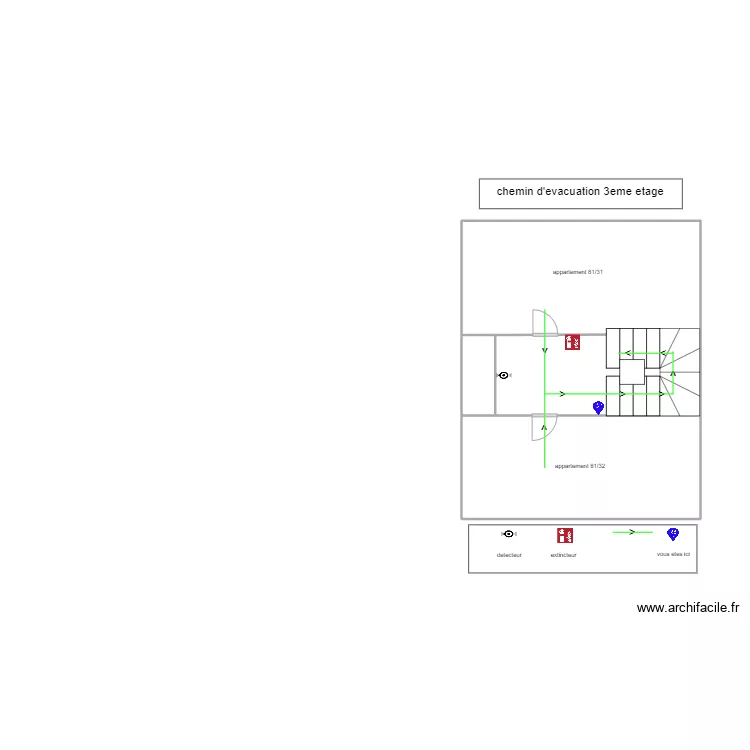 ferrer 81 1,2,3etage. Plan de 