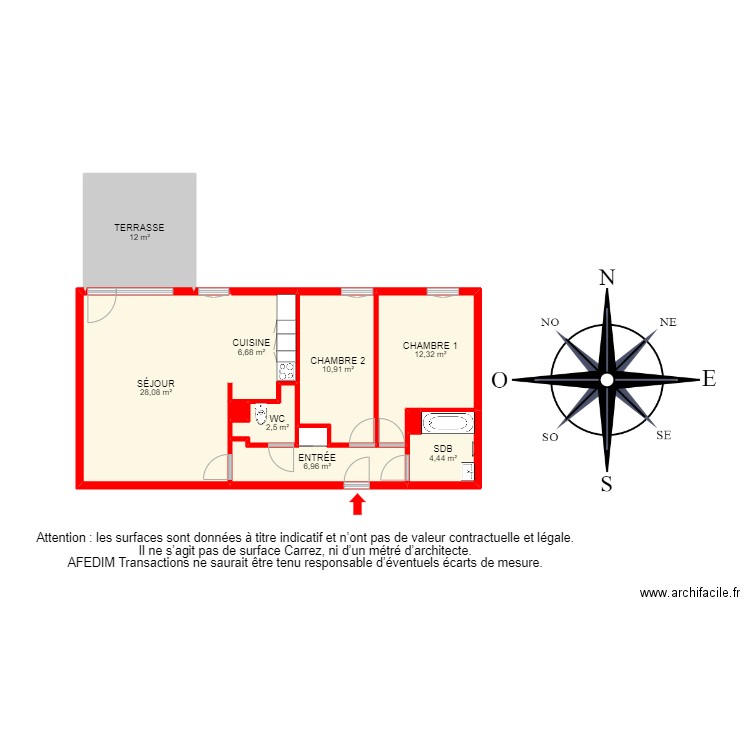 BI 15965 - . Plan de 11 pièces et 94 m2