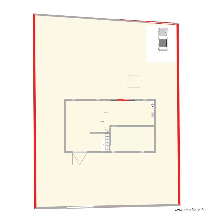 BAIE VITREE ET OUVERTURE PORTAIL. Plan de 3 et 839 m² BAIE VITREE ET OUVERTURE PORTAIL. Plan de 3 et 839 m²